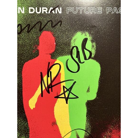 Duran Duran Hand Signed Vinyl Print Plus Album Future Past - Picture 4 of 11